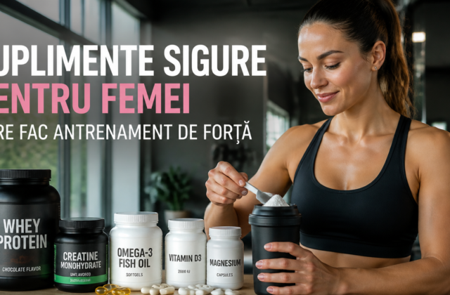 Suplimente sigure pentru femei care fac antrenament de forță